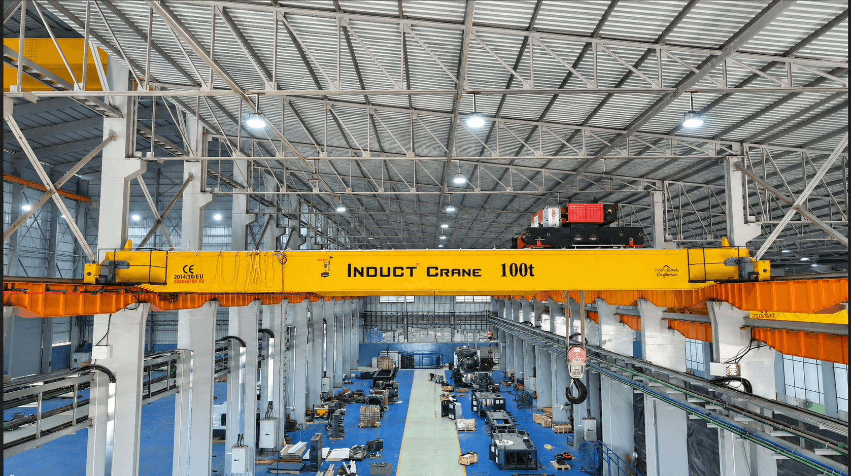 100T Heavy-Duty Double Girder EOT Crane