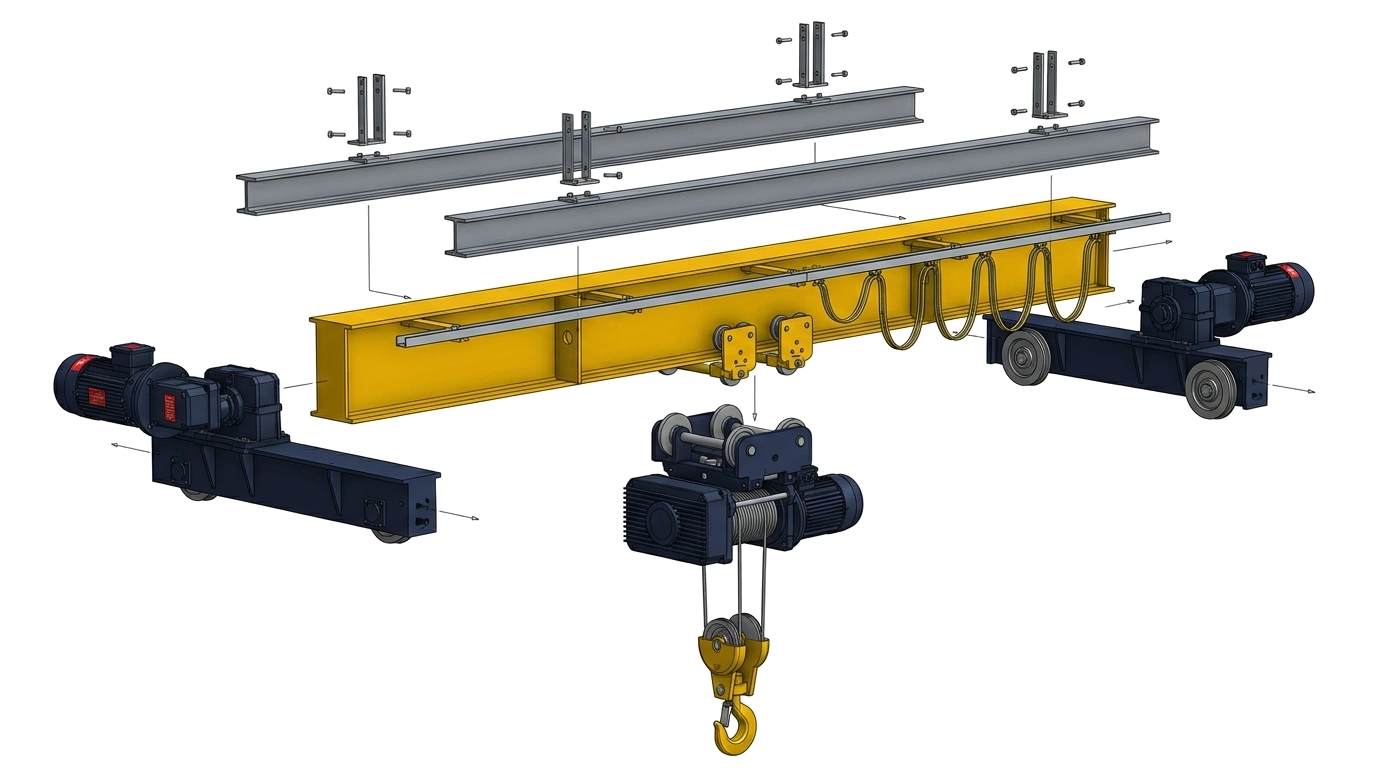 Light Crane System - SINGLE PROFILE SYSTEM
